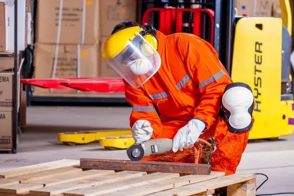 face shield eye protection workplace injury